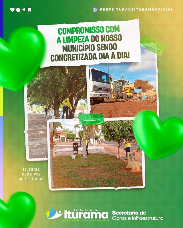 Post do instagram da Prefeitura de Iturama