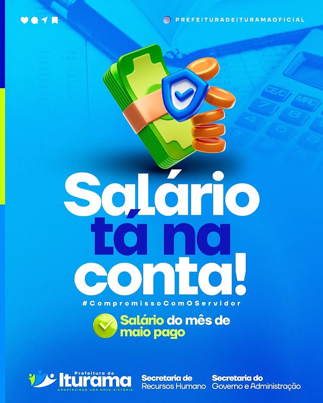 Post do instagram da Prefeitura de Iturama