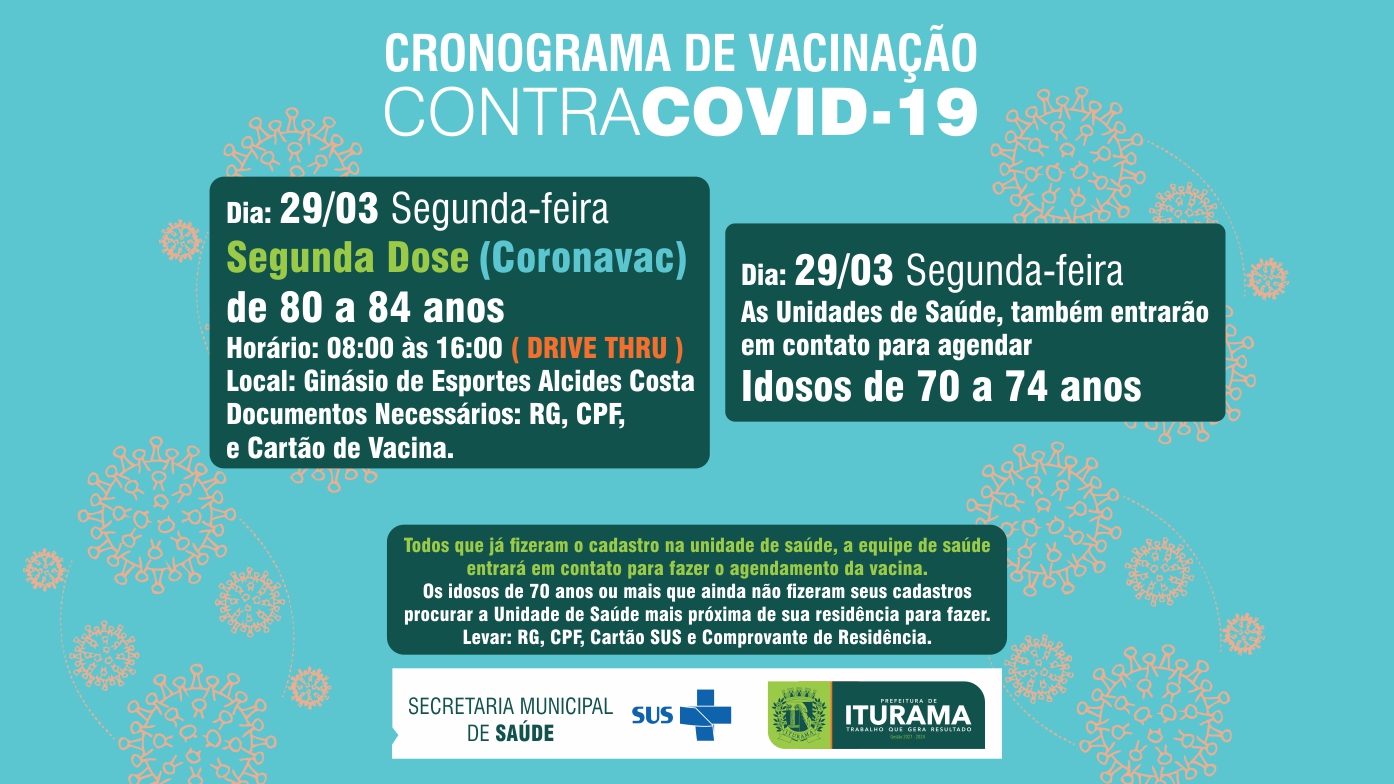 Cronograma De Vacina O Da Semana