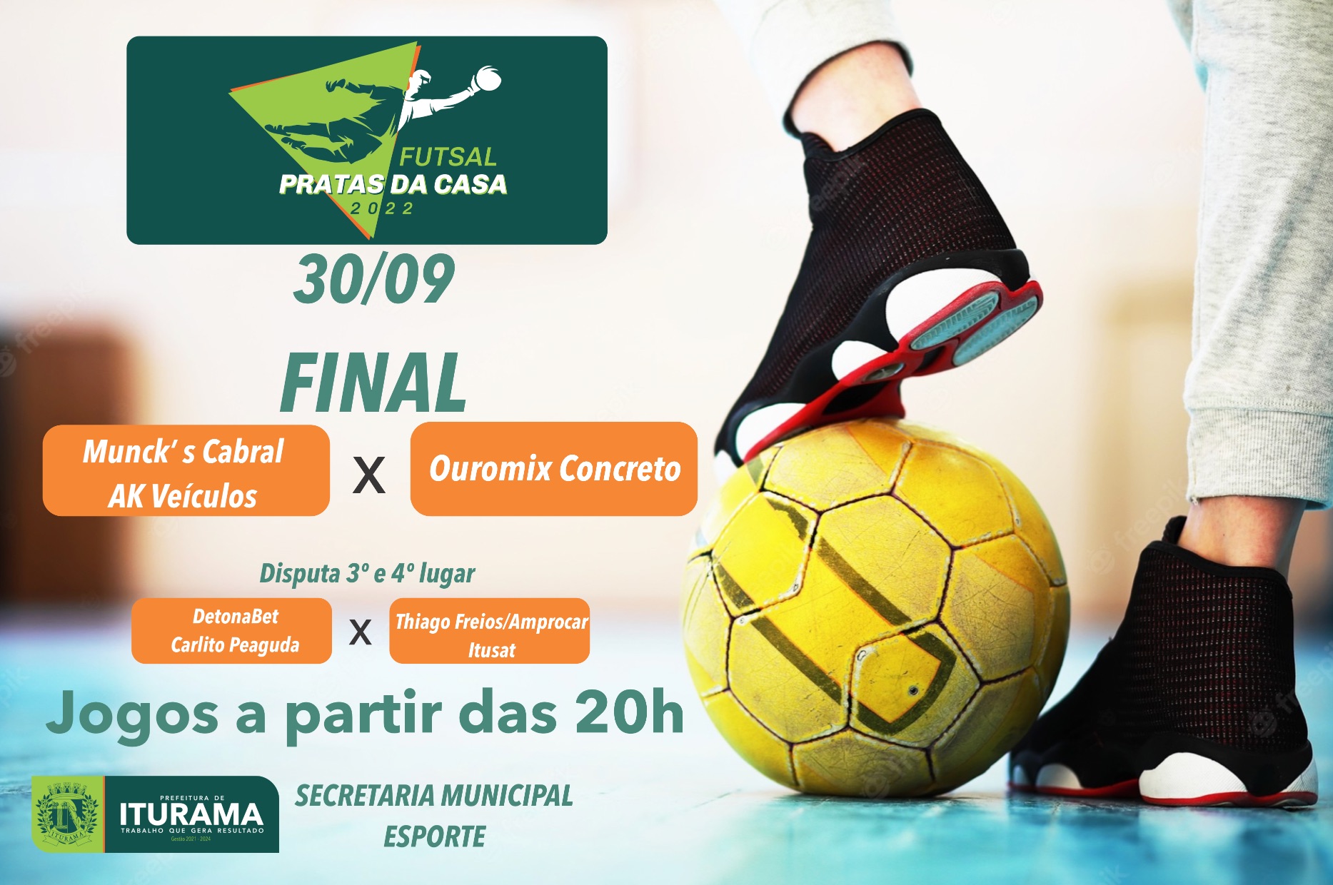 Grande Final do Pratas da Casa de Futsal será nesta Sexta feira 30