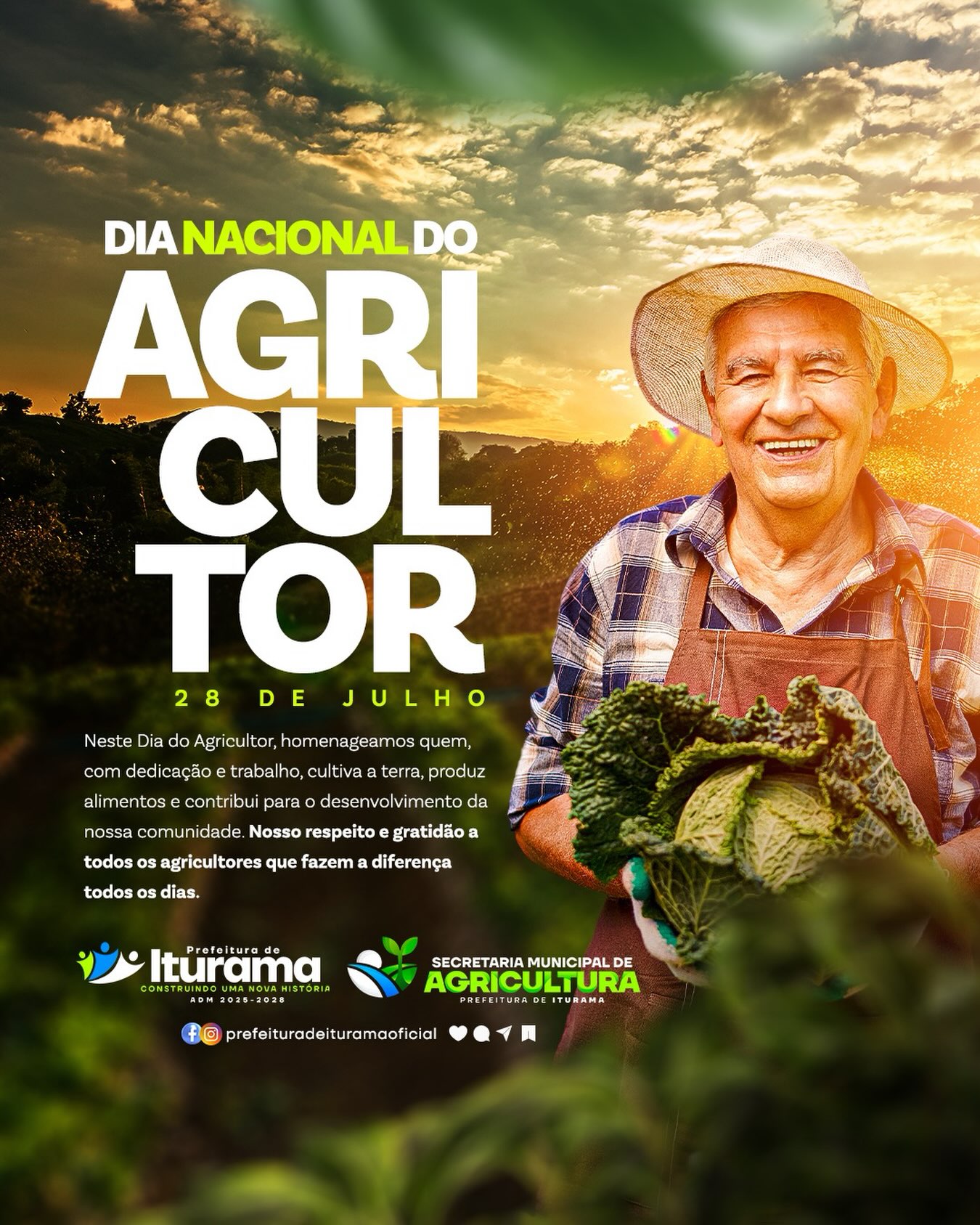 Post do instagram da Prefeitura de Iturama